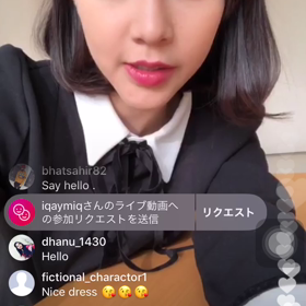 あーさんインスタLive配信の画像