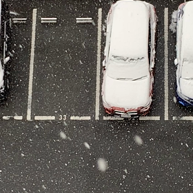 雪が降ってます。の画像