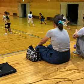 今日のバスケ練習(20190911)の画像