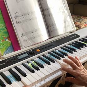 名古屋緑区の絶対音感ピアノ教室❣️80歳のピアノチャレンジ♪両手で弾けた❣️の画像