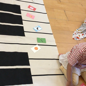 3歳ピアノリトミックの画像