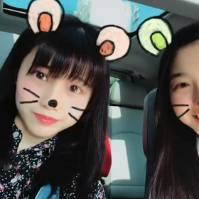 移動中、、【もも】の画像