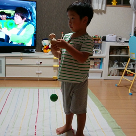 危な〜い！！  けん玉(*_*)の画像