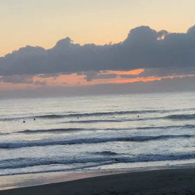 11月16日千葉北、東浪見の朝の波の画像