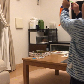 3歳4ヶ月、弓矢を覚えるの画像