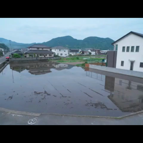 代かきのある風景の画像