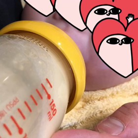 哺乳瓶で感じる成長の画像