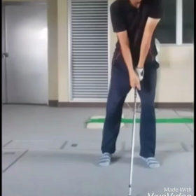 やっぱり少しスイングを修正の画像