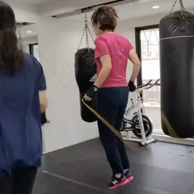 ペアで仲良くトレーニング♪の画像