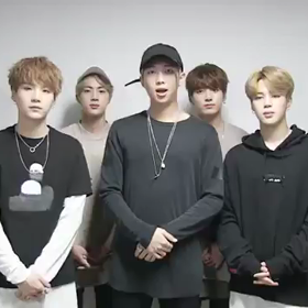 BTS☆チュソクのご挨拶の画像