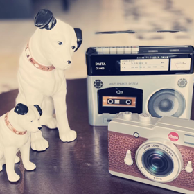 KALDIのレトロチョコ缶の画像