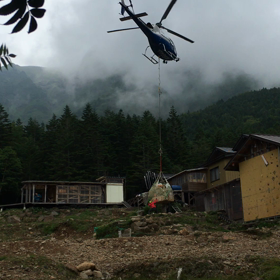 夏山、八ヶ岳のヘリ動画です。。の画像