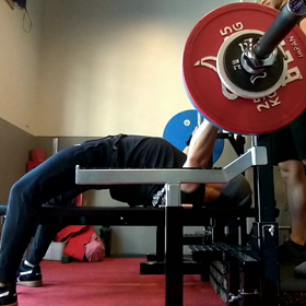 ベンチプレス練習中②の画像