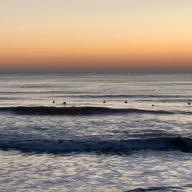 11月16日千葉北、東浪見の朝の波の画像