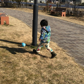 鼻水と涙、そして極寒の公園の画像
