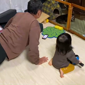 孫と一緒にトレーニングの画像