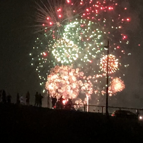 足利の花火の画像