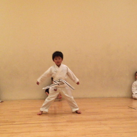 空手 ベルトテスト 結果発表の画像