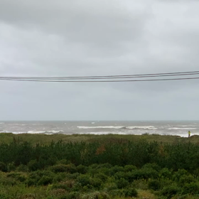 10月9日千葉北、東浪見の朝の波の画像