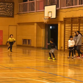 川越小練習 バトン練習(体育館)④の画像