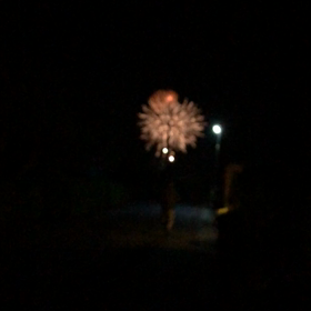 花火が上がったの画像