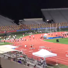 オーストラリア4日目   100m予選の画像