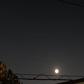 夕べの月もきれいだったよ。の画像