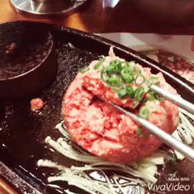 韓国の福岡ハンバーグの画像