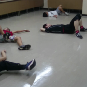 【安城稽古】発声「赤ちゃんガエリ♪」の画像