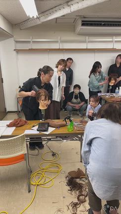 第3回vermillion近代ベーシックカット講習会の記事動画