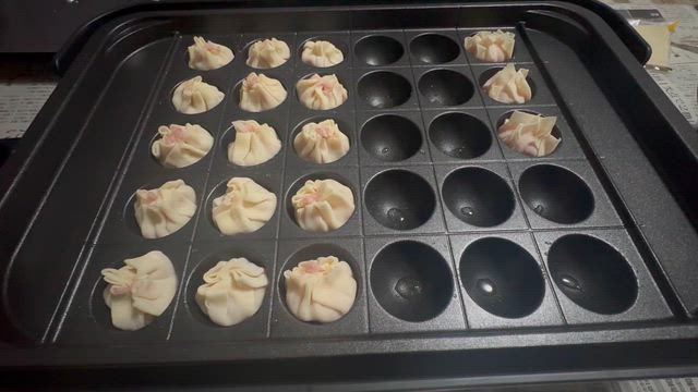 桜咲く&焼き小籠包の記事動画
