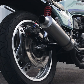CB750F マフラー交換の画像