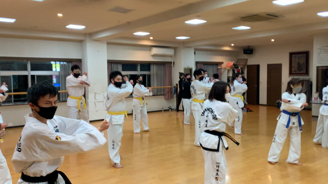 ２０２２年赤羽テコンドー道場初稽古の記事動画