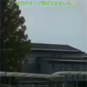 緑色のオーブ？の画像