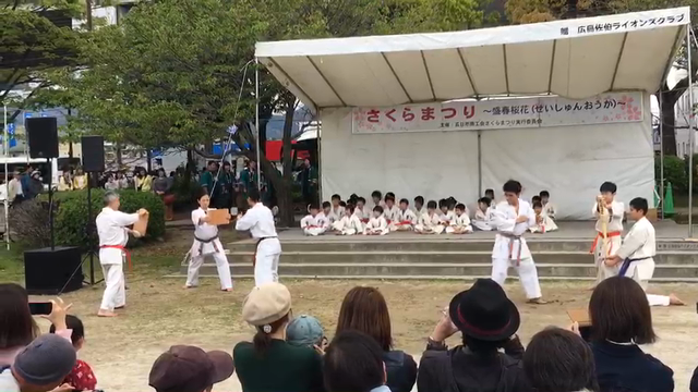 さくらまつり演武会の記事動画