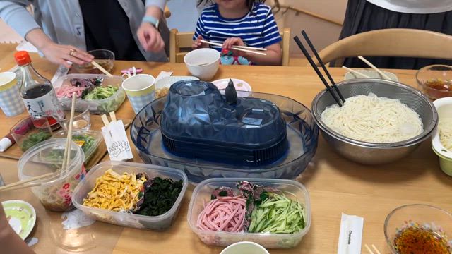 流しそうめんの記事動画