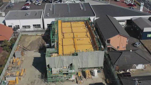いよいよ4月には棟上げ可能なところまで来ました。の記事動画