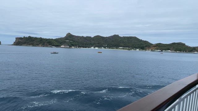 小笠原旅行　船の中の記事動画