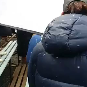 昨日は大雪の中で撮影でしたの画像