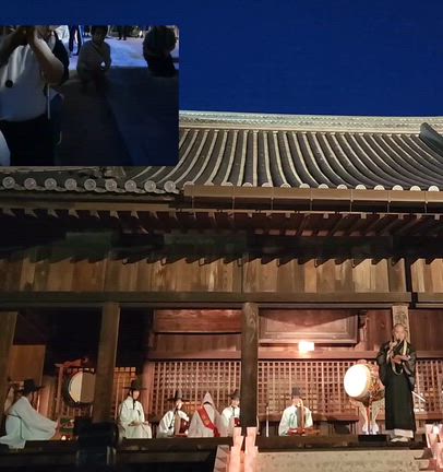 余慶寺水祭り奉納公演の記事動画