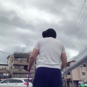 屋外での画像