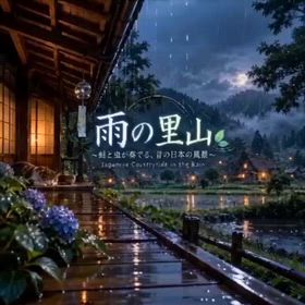 雨の里山 ～蛙と虫が奏でる、昔の日本の風景～の画像