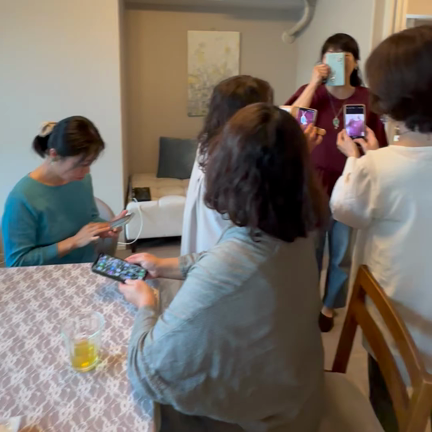 自宅でリアル交流会♡の記事動画