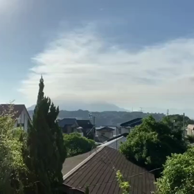 鹿児島の朝の風景と共に Tvameva Mataの画像
