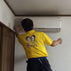 エアコンクリーニング其の１、分解❗️の画像