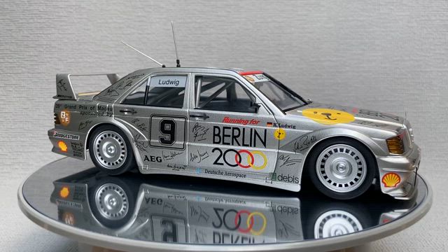製作記 フジミ 1/24 MERCEDES-BENZ 190E EV.Ⅱ (56・完成)の動画