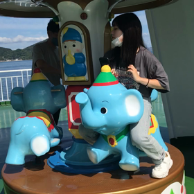 船上メリーゴーランドの画像