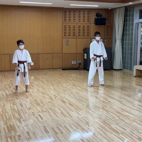 平安１　平安２　青帯から紫帯へ受審の型の画像