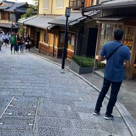 秋なのに暑い　京都の旅の画像