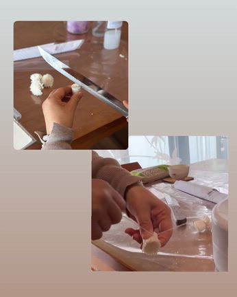 ナイフで作るソラフラワーと ホテイアオイで作るフラワーベースの記事動画
